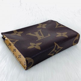 Louis Vuitton Toiletry Pouch brown big text