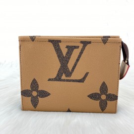 Louis Vuitton Toiletry Pouch taba big text