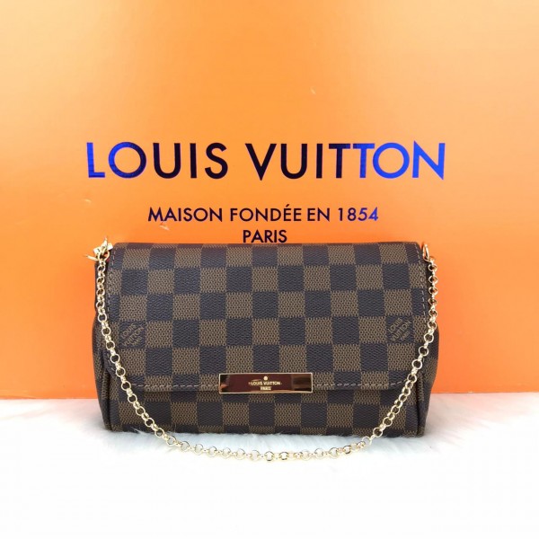 Louis Vuitton Favorite PM small brown frame