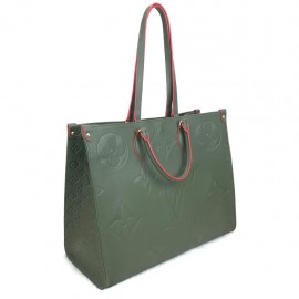 Louis Vuitton Onthego GM Empreinte Green Red