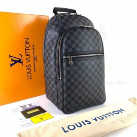 Louis Vuitton Michael Backpack Damier Canvas genuine leather backpack 4