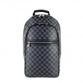 Louis Vuitton Michael Backpack Damier Canvas genuine leather backpack 4