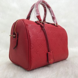 Louis Vuitton 25 Lik Empreinte Speedy Red