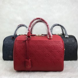 Louis Vuitton 25 Lik Empreinte Speedy Red