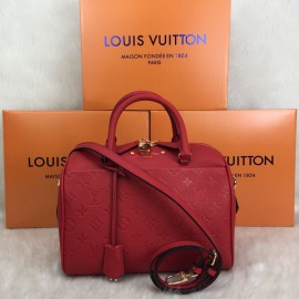 Louis Vuitton 25 Lik Empreinte Speedy Red