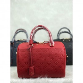 Louis Vuitton 25 Lik Empreinte Speedy Red