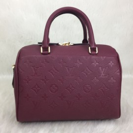 Louis Vuitton 25 Lik Empreinte Speedy Damson Color