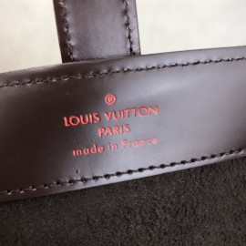 Louis Vuitton 3Watch Case Watch Box Brown Checkered 