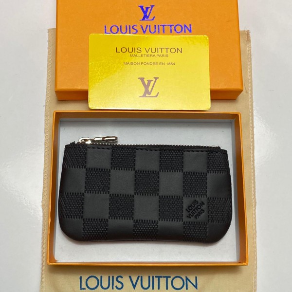 Louis Vuitton KeyPouch black text