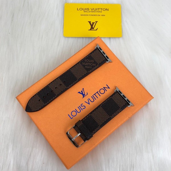 Louis Vuitton Apple Iwatch Damier Silver