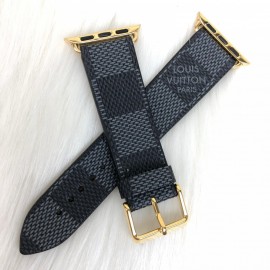 Louis Vuitton Apple Iwatch Damier Graphite Gold