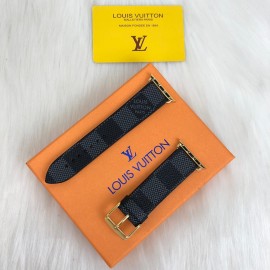 Louis Vuitton Apple Iwatch Damier Graphite Gold