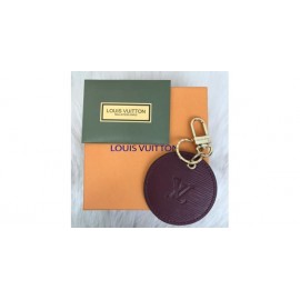 Louis Vuitton Bag Charm Epi Damson Color