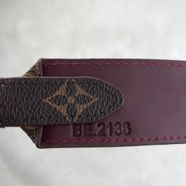 Louis Vuitton Bandouliere Monogram Strap Claret Red