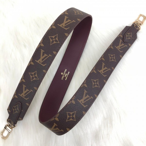 Louis Vuitton Bandouliere Monogram Strap Claret Red