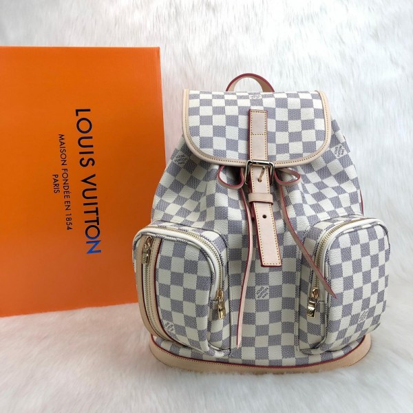 Louis Vuitton Bosphore For Shoulder Bag Damier Azur