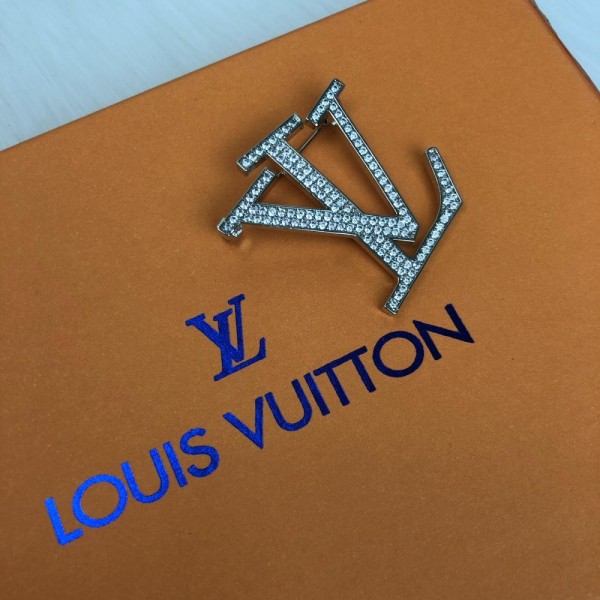 Louis Vuitton Brosh Silver