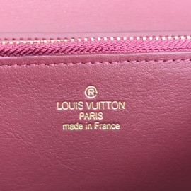 Louis Vuitton Capucines Wallet Claret Red