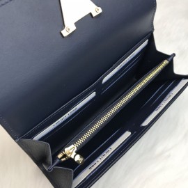 Louis Vuitton Capucines Wallet Dark Blue