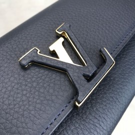 Louis Vuitton Capucines Wallet Dark Blue