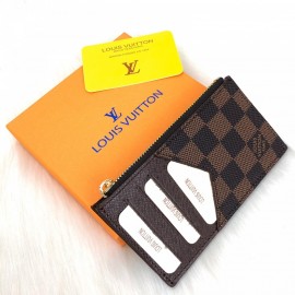 Louis Vuitton Coin Holder Brown Checkered/Damier