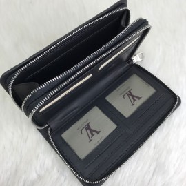 Louis Vuitton Double Zippy Daily Organiser Black