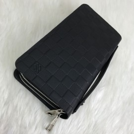 Louis Vuitton Double Zippy Daily Organiser Black