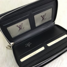 Louis Vuitton Double Zippy Daily Organiser Black