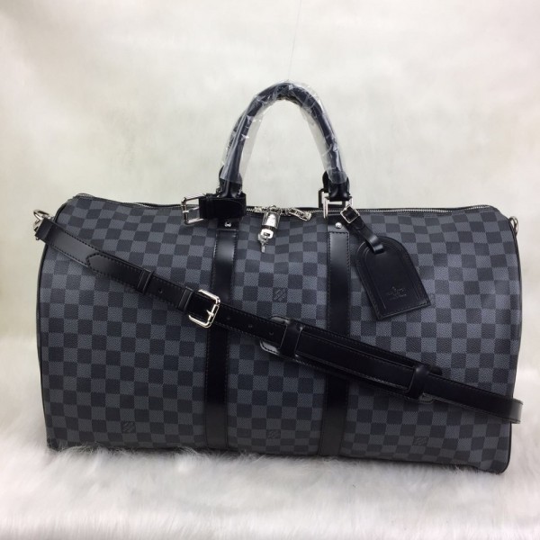 Louis Vuitton Hand Luggage 55 Cm  Damier Graphite