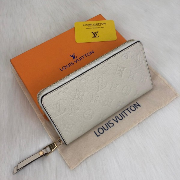 Louis Vuitton Empreinte Zippy Off White