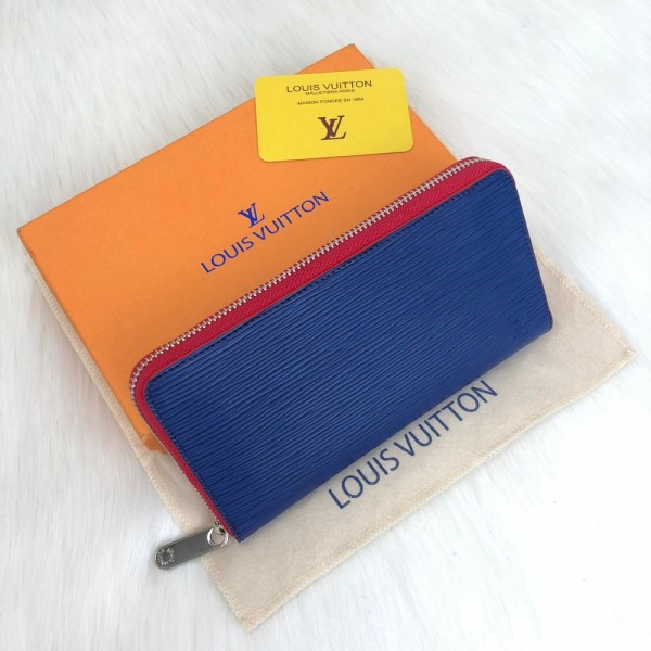 Louis Vuitton Epi Zippy Blue