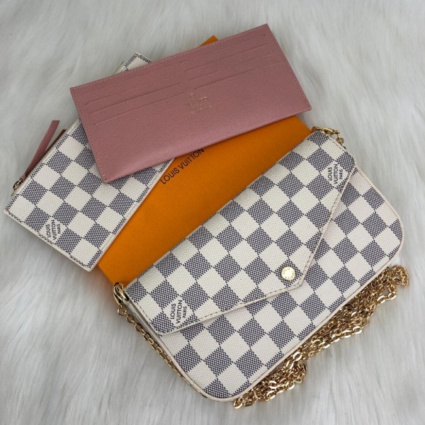 Louis Vuitton Felice AzureDamier