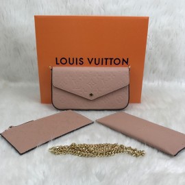 Louis Vuitton Felice Genuine Leather Powder