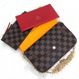 Louis Vuitton Felice Brown Checkered/Damier