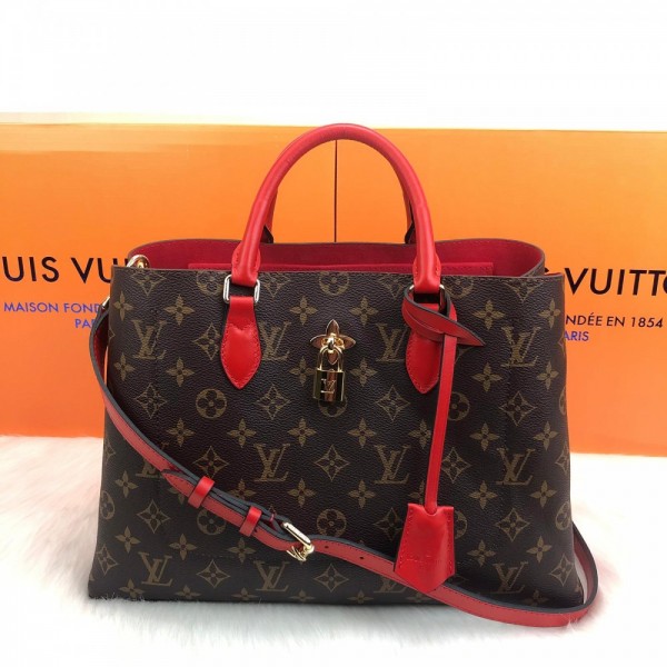 Louis Vuitton Flower Tote Red