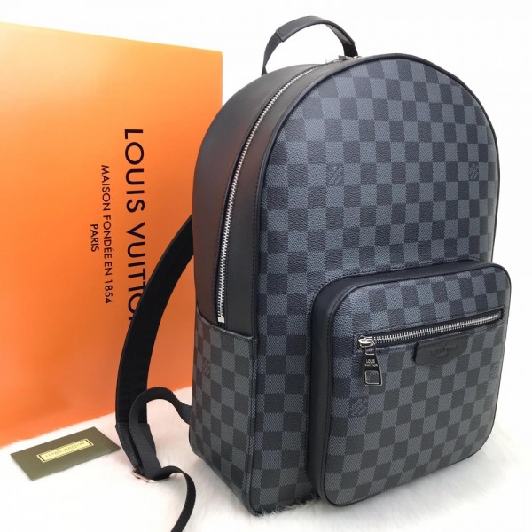 Louis Vuitton Josh Backpack Graphite Damier