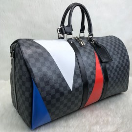 Louis Vuitton Keepall Bandouliere 55 American Cup 