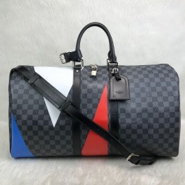 Louis Vuitton Keepall Bandouliere 55 American Cup 