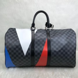 Louis Vuitton Keepall Bandouliere 55 American Cup 