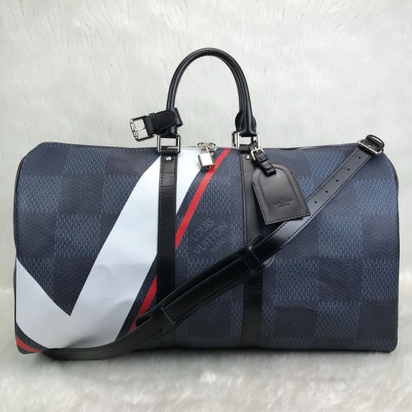 Louis Vuitton Keepall Bandouliere 55 American Cup New