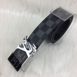 Louis Vuitton Belt New Season Black Checkered/Damier