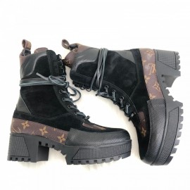 Louis Vuitton Laureate Platform Desert Boot Blck