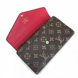 Louis Vuitton Marie Lou Long Wallet Red