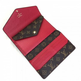 Louis Vuitton Marie Lou Long Wallet Red