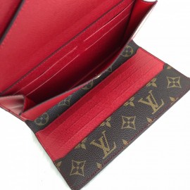 Louis Vuitton Marie Lou Long Wallet Red