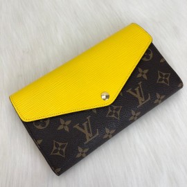 Louis Vuitton Marie Lou Long Wallet Yellow