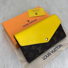 Louis Vuitton Marie Lou Long Wallet Yellow