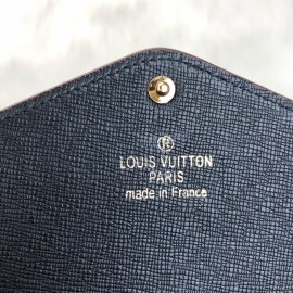 Louis Vuitton Marie Lou Long Wallet Black