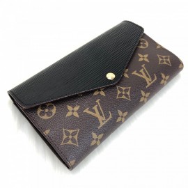 Louis Vuitton Marie Lou Long Wallet Black