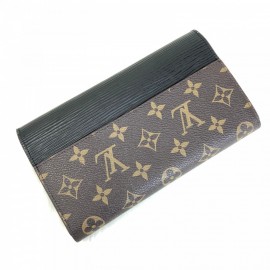 Louis Vuitton Marie Lou Long Wallet Black